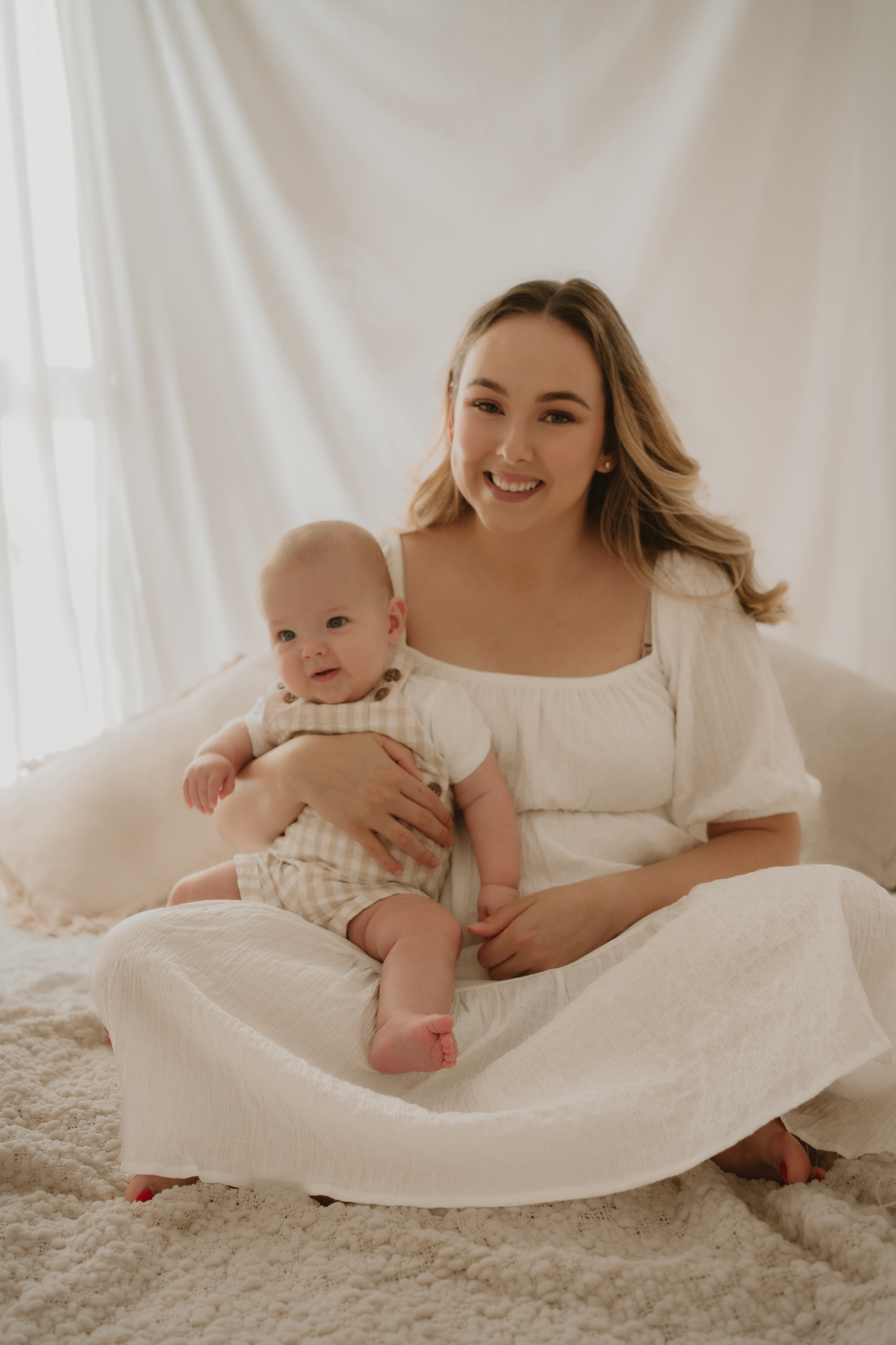 Image of Tam and her baby